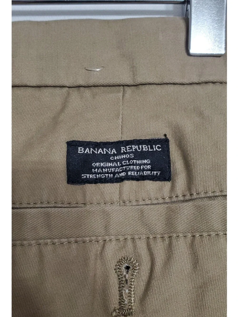 Banana Republic sz 32x30 Mason straight chino pants green stretch preppy casual